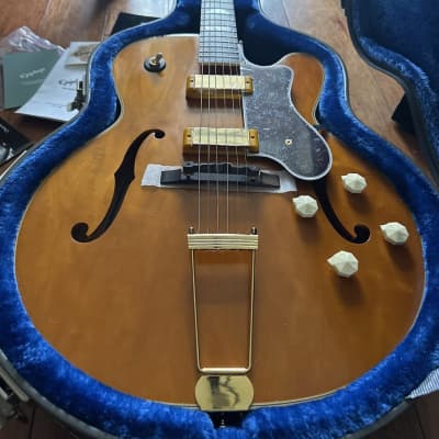 Epiphone 150th Anniversary DEMO VIDEO Zephyr DeLuxe Regent 2023 - Antique Natural for sale