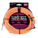Ernie Ball 6067 Instrument Cable, 25', Braided Neon Orange