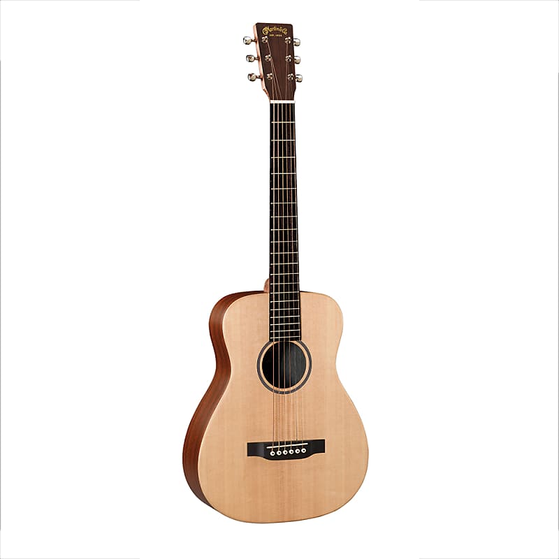 Martin LX1 Little Martin 6-String Mini Compact Acoustic Guitar Natural + Gig Bag image 1