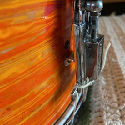 Ludwig 9x13 Converted Snare Drum - 1968 - Mod Orange image 8