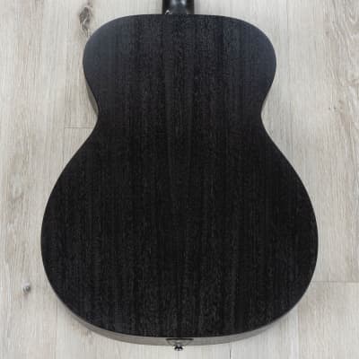 Martin 000-17E Acoustic Electric Guitar, Rosewood Fretboard, Black Smoke image 2