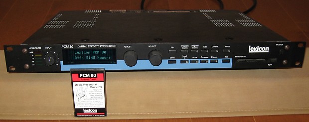 Lexicon PCM80 デジタルリバーブ