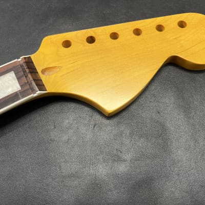Unbranded Stratocaster Strat Replacement neck CBS Vintage Tint Satin  9.5"radius 1.645" nut width #8 image 2