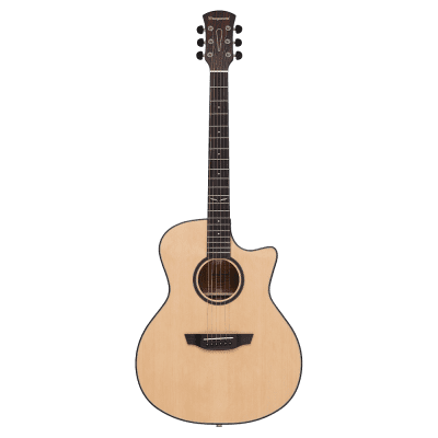 Orangewood Morgan Spruce Live Solid Top Cutaway Acoustic-Electric Guitar w/ Fishman EQ image 2