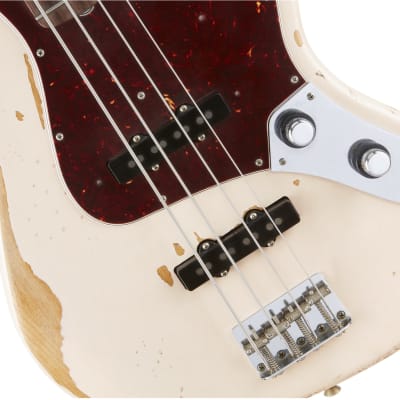 Fender Flea Jazz Bass Rosewood Fingerboard Roadworn Shell Pink 0141020356 SERIAL NUMBER MX22302831 - 8.6 LBS image 2