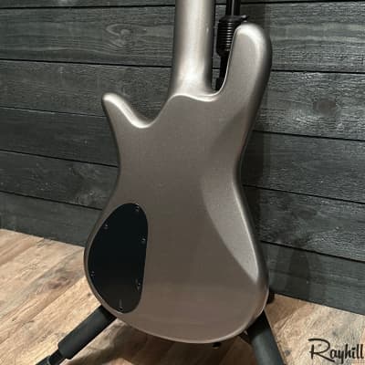 Spector NS Ethos HP 5 String Electric Bass Guitar - Gunmetal Silver image 5