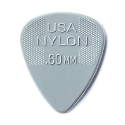 Dunlop Nylon Standard Guitar Pick .60 mm 1 Dozen image 1