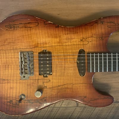 Luxxtone El Machete 2021 - Flamed Spalted Maple Burst for sale