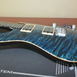 1995 Brian Moore Custom Guitars USA MC/1 Trans Dark Blue Burst / Carbon Fiber #398 image 11
