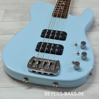 G&L USA Option Order Asat Bass Empress SON, Sonic Blue for sale