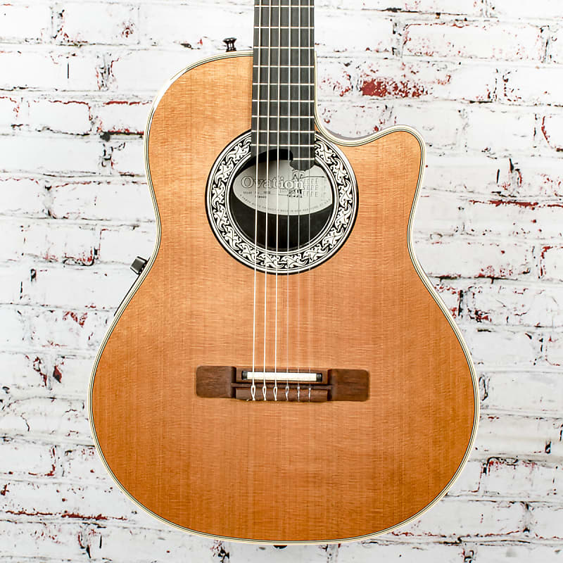 Ovation nylon deals guitar