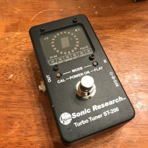 美品 値下げ　Sonic Research Turbo Tuner ST-200 SONIC RESEARCH(ソニックリサーチ) ／ ST-200 Stomp Box Strobe