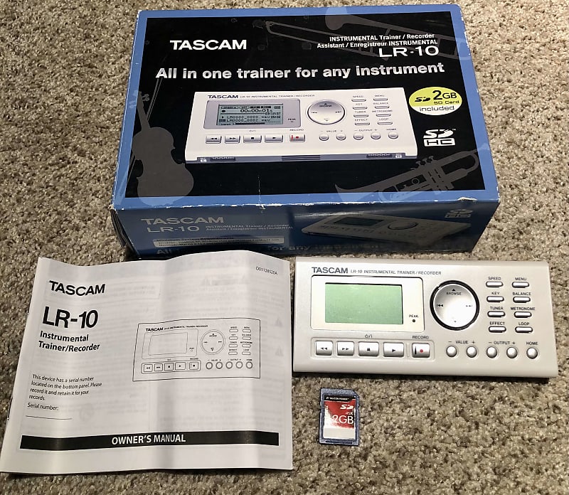 TASCAM LR-10 Instrumental Trainer / Recorder