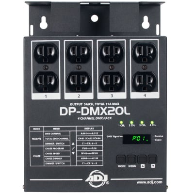 American DJ DPDMX20L DMX Dimmer Pack 4 Channel 20 Amp image 1