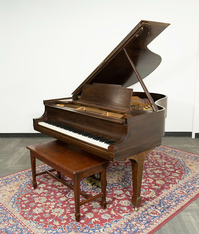 Steinway & Sons 5' 7" Model M Grand Piano | Chestnut | SN: 273652 image 1