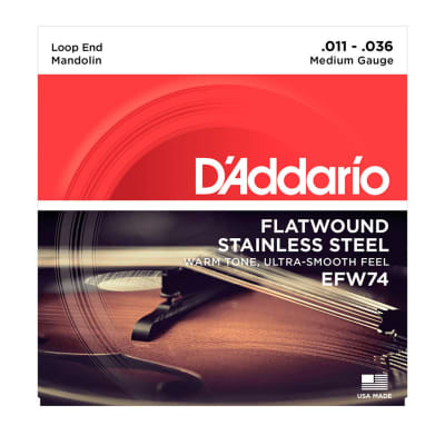 EFW74 Flat Wound Medium 11-36 D'Addario image 1