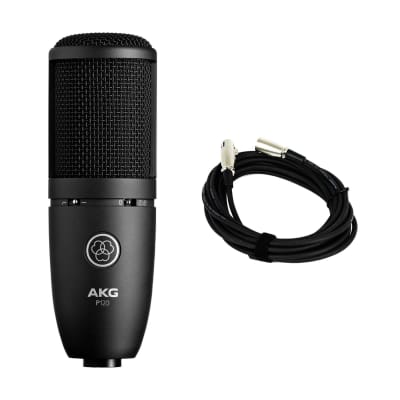 AKG P120 Microphone w/ Premium 15-foot XLR Mogami Cable Bundle