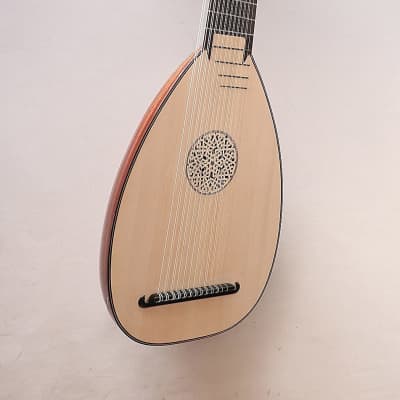 Immagine Handmade 13 Course Renaissance Baroque Archlute - Mahogany and Rosewood Material  + Hardcase - 1
