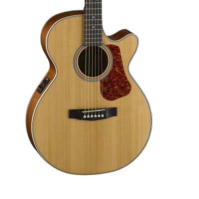 Cort L100F NS | Luce Series Solid Spruce/Mahogany SFX Body Cutaway with Electronics. New with Full Warranty! for sale