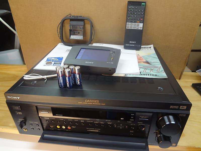 Sony STRDA555ES 5.1 Receiver W Original (RMTP502) Remote Reverb