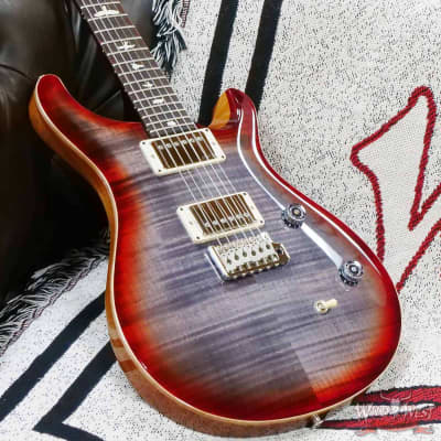 Paul Reed Smith PRS Wild West Guitars Special Run CE 24 Painted Black Neck 57/08 Covered Pickups Faded Grey Black Cherry Burst 7.85 LBS image 6