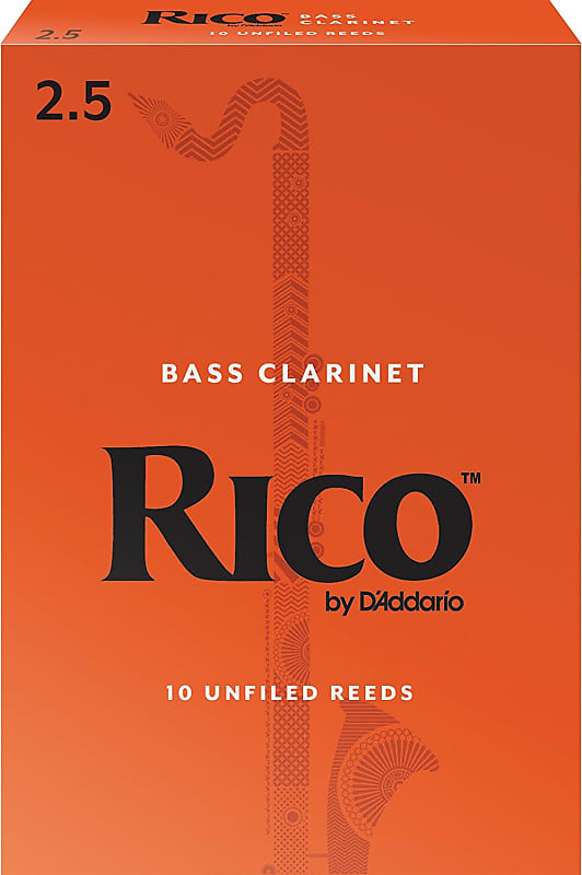 Rico Bass Clarinet Reeds, Box of 10 2 image 1