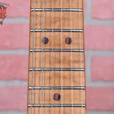 Charvel USA Custom Shop Music Zoo Exclusive Carbonized Recycled Redwood San Dimas Natural Oiled 2012 w/hardshell Case image 11