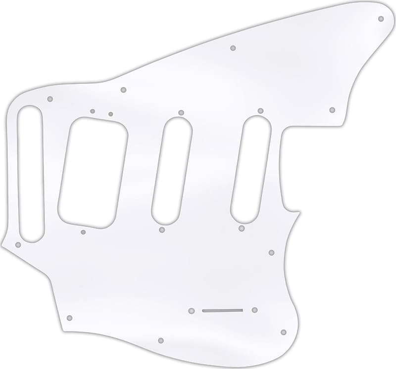 WD Custom Pickguard For Fender Pawn Shop Jaguarillo #45 Clear | Reverb