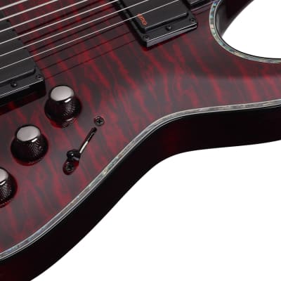 Schecter Hellraiser C-VI Baritone Black Cherry BCH Electric Guitar + Hard Case C6 C-6 CVI image 6