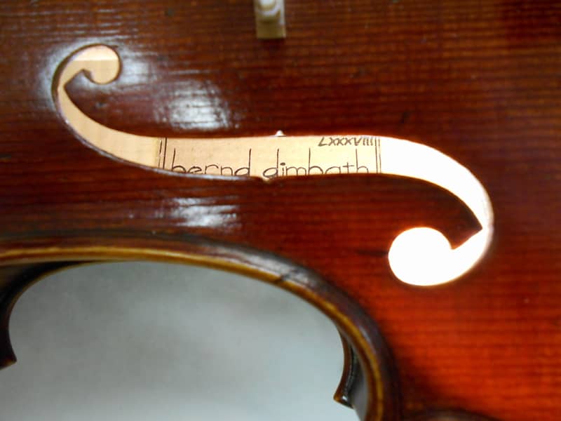 New Bernd Dimbath Model 88 Violin