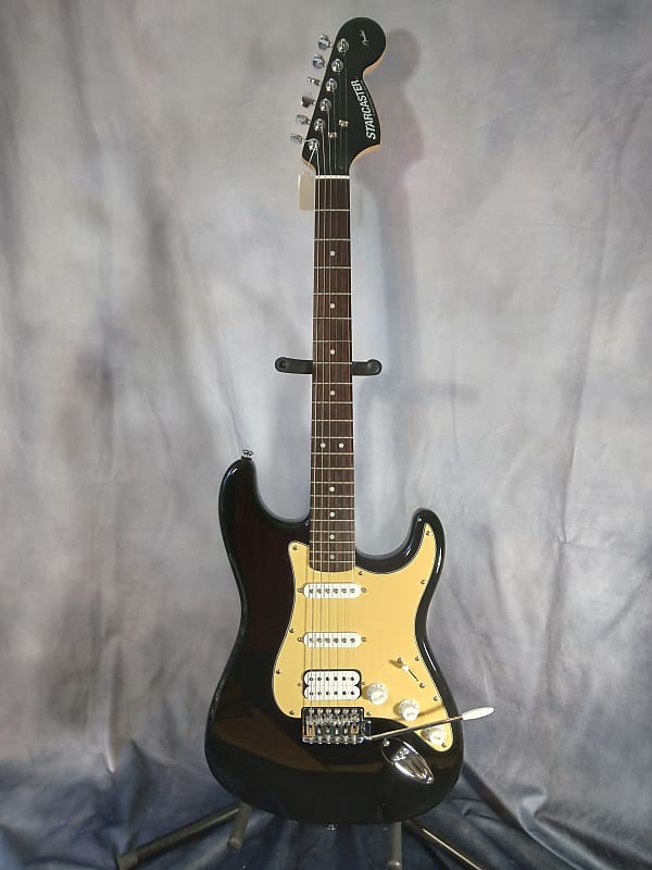 Fender Starcaster Solid Body Electric Guitar 2009 Black Reverb