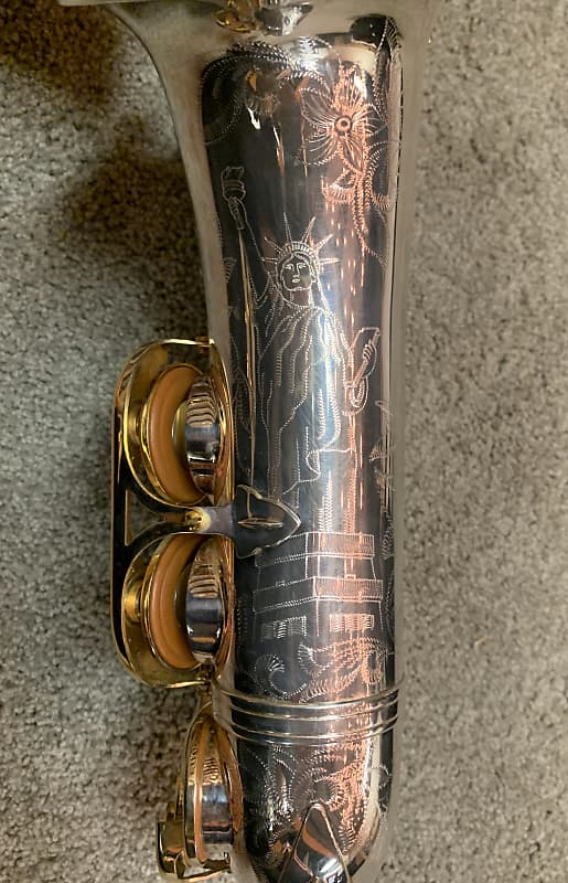 【オープニング大セール】 Series York New Guardala Dave Silver Saxophone Alto Plated 管楽器・吹奏楽器