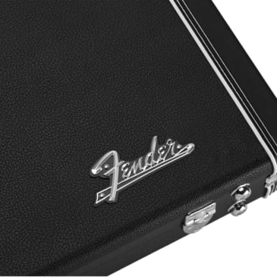 Fender Classic Series Wood Case - Jazzmaster/Jaguar - Black for sale