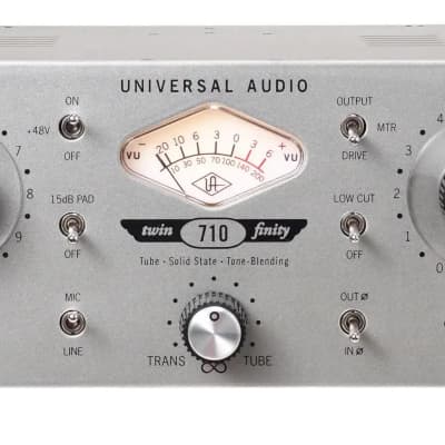 Universal Audio 710 Twin-Finity Tone Blending Mic Preamp | Reverb