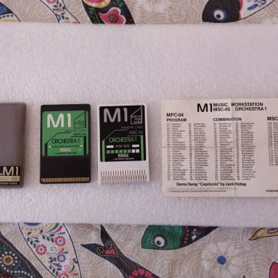 Korg MSC-4S Orchestra 1 card set for M1 series