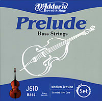 D'Addario J610 Prelude Bass 1/4"" Scale String Set image 1