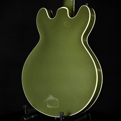 Collings I-35 LC Semi-Hollowbody Olive Drab Green Rosewood Fingerboard  (221956) image 8