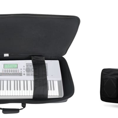 Rockville 61 Key Padded Durable Keyboard Gig Bag Case For ROLAND FANTOM XA 61