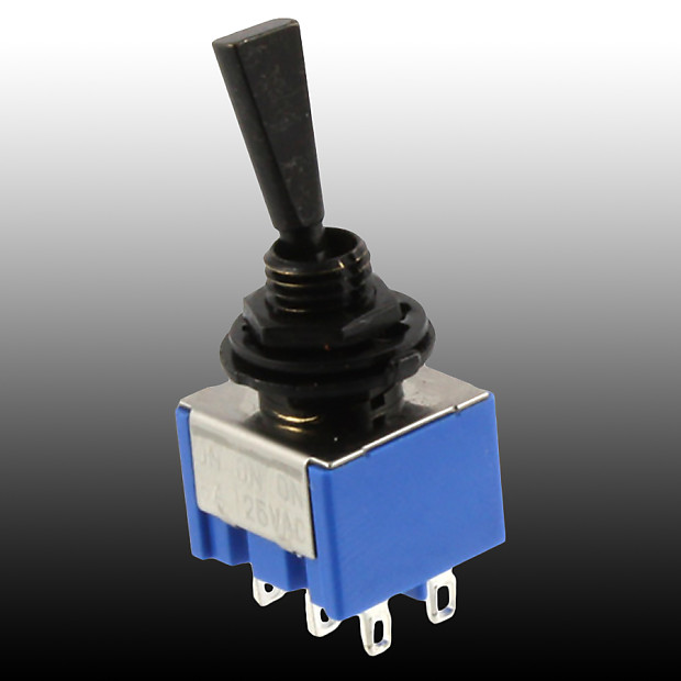 Allparts EP-0080-003 3-Way On/On/On DPDT Mini Switch image 1