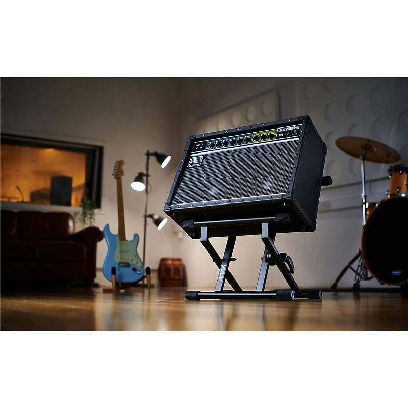 Boss BAS-1 Tilt-Back Amplifier Stand with Telescoping Support Arm