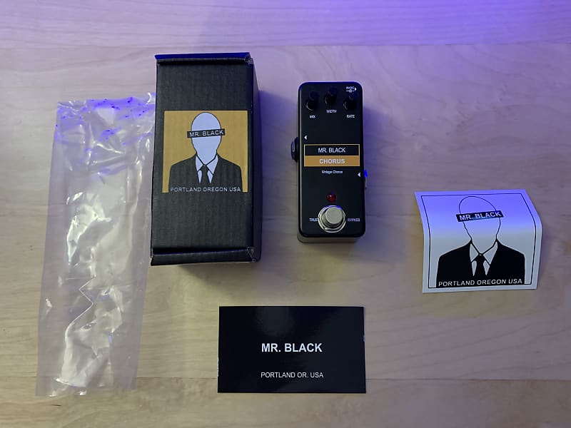 Mr. Black Mini Vintage Chorus Black | Reverb