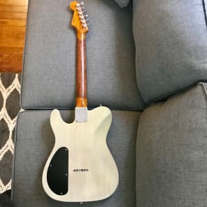 *Make Offer* Rohlack Curvy Thin Catalina T 2018 Antique Blonde + Lollar P90 image 7