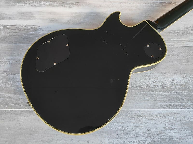 Blitz by Aria Pro II Les Paul Custom (Black Sykes) | Reverb