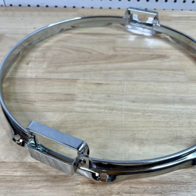 Rogers Dynasonic 14", 10-lug 14” snare side hoop image 3