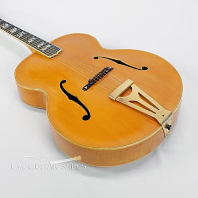 Gibson Super 400 Blonde Vintage 1939 With Original Case @ LA Guitar Sales image 3