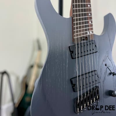 Legator Ninja N7FP 7-String Multiscale Electric Guitar - Smoke image 5