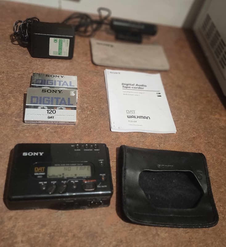 Sony Portable Dat Recorder Tcdd8 1993 excellent working Reverb