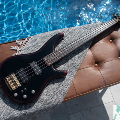 Classic 1987 Ibanez RB835 Roadstar II Series Bass - Rare Dark Wine - Made in Japan - Pro Set Up mw Perfect Frets/Action/Intonation! image 2