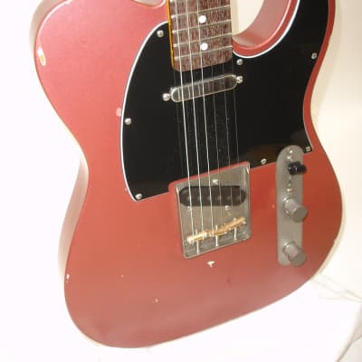 2021 Nash Guitars T63 Electric Guitar, Burgandy Mist w/ Case image 3