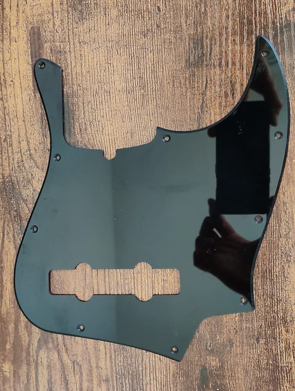 WD Music Pickguard for Fender Jazz Bass 5 strings USA - Black | Reverb